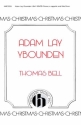 Thomas Bell, Adam Lay Y Bounden SSATB a Cappella Chorpartitur