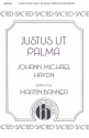 Johann Michael Haydn, Justus Ut Palma SATB, Piano Chorpartitur