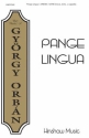 Gyrgy Orbn, Pange Lingua SATB a Cappella Chorpartitur