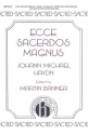 Johann Michael Haydn, Ecce Sacerdos Magnus SATB and Keyboard Chorpartitur