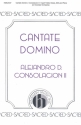 Alejandro Consolacion, Cantate Domino SSA, Keyboard Chorpartitur