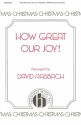 How Great Our Joy SATB, Piano Chorpartitur