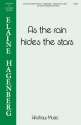 Elaine Hagenberg, As The Rain Hides The Stars SSA, Optional Solo or descant, Piano Chorpartitur