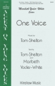 Tom Shelton, One Voice SSA Chorpartitur