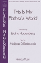 This Is My Father's World SATB Chorpartitur