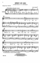 John Carter, Spirit Of God SATB and Keyboard Chorpartitur