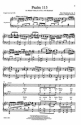 Felix Mendelssohn Bartholdy, Psalm 115 SATB and Keyboard Chorpartitur