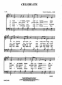 Carol Saylor, Celebrate SATB, Piano Chorpartitur