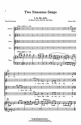 Samuel Adler, Two Nonsense Songs SATB, Piano Chorpartitur