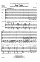 Samuel Adler, Sing Praise SATB, Keyboard, Tambourine Chorpartitur