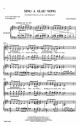 Ronald Perrin, Sing A Glad Song SATB and Keyboard Chorpartitur