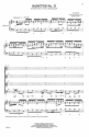 Johann Sebastian Bach, Sanctus No. II SATB and Keyboard Chorpartitur