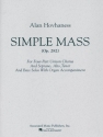 Alan Hovhaness, Simple Mass SATB Chorpartitur