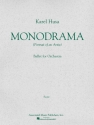 Karel Husa, Monodrama (Portrait of an Artist) Orchestra Partitur