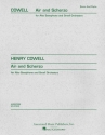 Henry Cowell, Air and Scherzo Alto Saxophone and Chamber Orchestra Stimmen-Set