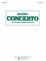 Concerto for percussion and wind ensemble score and parts