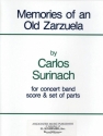 Carlos Surinach, Memories of an Old Zarzuela Concert Band Partitur + Stimmen