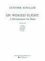 Gunther Schuller, On Winged Flight Concert Band Partitur + Stimmen