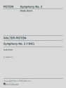 W Piston, Symphony No. 2 Orchestra Studienpartitur