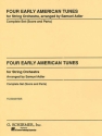 Four Early American Tunes Orchestra Partitur + Stimmen