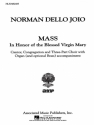 Mass Virgin Mary - In Honor Of The Blessed V M Congregation Chorpartitur