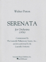 Walter Piston, Serenata Orchestra Partitur
