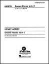 Encore Pieces For Woodwind Quintet, Vol. 1 - Score Woodwind Quintet Partitur