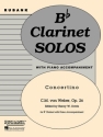 Concertino op.26 for clarinet and piano