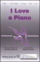 Irving Berlin, I Love a Piano SATB Chorpartitur