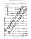 Come, Christians, Join to Sing SATB Chorpartitur