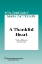 Mark Patterson, A Thankful Heart SATB and Flute Chorpartitur