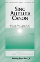 Russell L. Robinson, Sing Alleluia Canon SAB a Cappella Chorpartitur