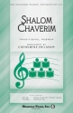 Shalom Chaverim for 3-part mixed choir and piano choral score