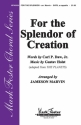 For the Splendor of Creation SATB Chorpartitur