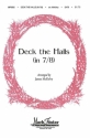 Deck the Halls in 7/8 SATB a Cappella Chorpartitur