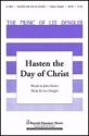 John Parker_Lee Dengler, Hasten the Day of Christ SATB Chorpartitur