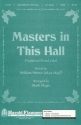 Gustav Holst, Masters in This Hall SATB Chorpartitur