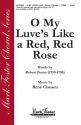 Ren Clausen, O My Luve's Like a Red, Red Rose TTBB Chorpartitur