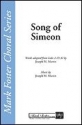 Joseph M. Martin, Song of Simeon SATB Chorpartitur