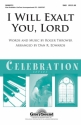 I Will Exalt You, Lord SAB Chorpartitur