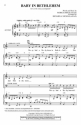 Baby in Bethlehem SATB Chorpartitur