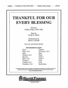 Joseph M. Martin, Thankful for Our Every Blessing Orchestra Partitur + Stimmen