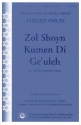 Zol Shoyn Kumen De Ge'ulah SATB Chorpartitur