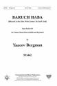 Yaacov Bergman, Baruch Haba SATB Chorpartitur