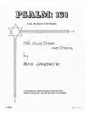 Max Janowski, Psalm 131 SATB Chorpartitur