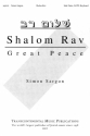 Simon Sargon, Shalom Rav Prayer for Peace SATB Chorpartitur