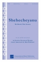 Joanna Dulkin Selznick, Shehecheyanu SSA Chorpartitur