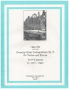 20 Kleine Vortragsstcke op.73 - Canzone Nr.19 (1.+3.Lage) fr Violine und Klavier