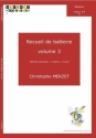 Christophe Merzet, Recueil De Batterie, Volume 3 Schlagzeug Buch