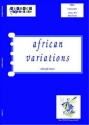 Christophe Merzet, African Variations Percussionensemble Partitur + Stimmen